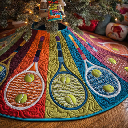 Tennis Charm Quilted Tree Skirt GFTOTP15154