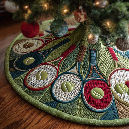 Tennis Charm Quilted Tree Skirt GFTOTP15155