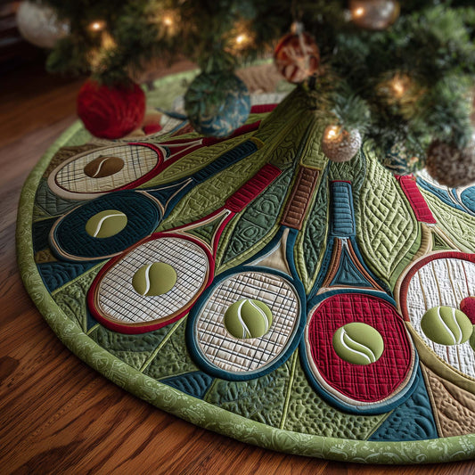 Tennis Charm Quilted Tree Skirt GFTOTP15155