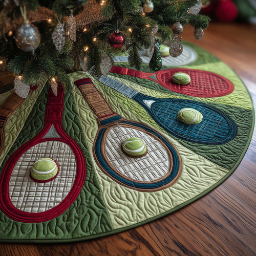 Tennis Charm Quilted Tree Skirt GFTOTP15157