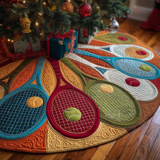 Tennis Charm Quilted Tree Skirt GFTOTP15158