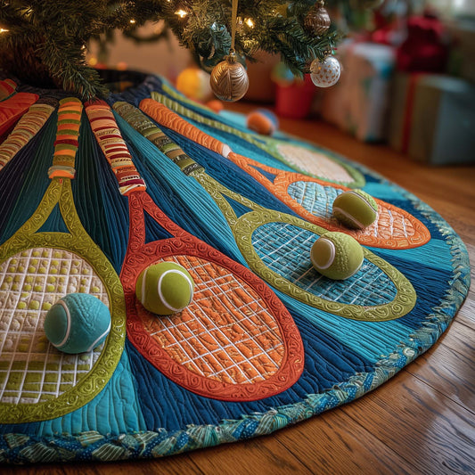 Tennis Charm Quilted Tree Skirt GFTOTP15160
