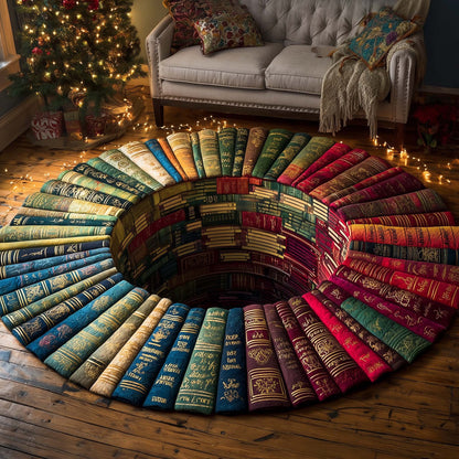Enchanted Library Quilted Round Mat GFTOTP15178