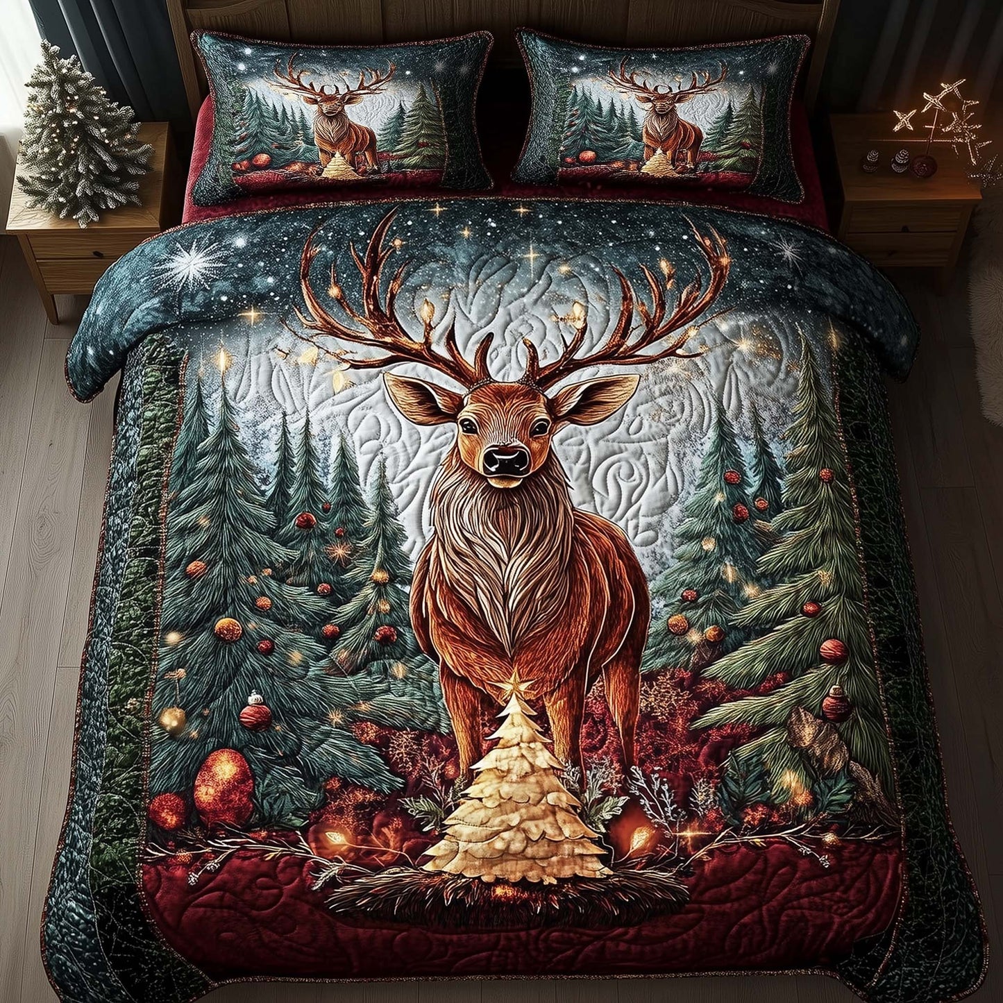 Winter Buck Duvet Cover Set GFTOTP15208