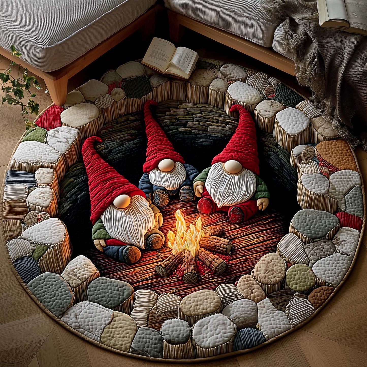 Woodland Journey Quilted Round Mat GFTOTP15209
