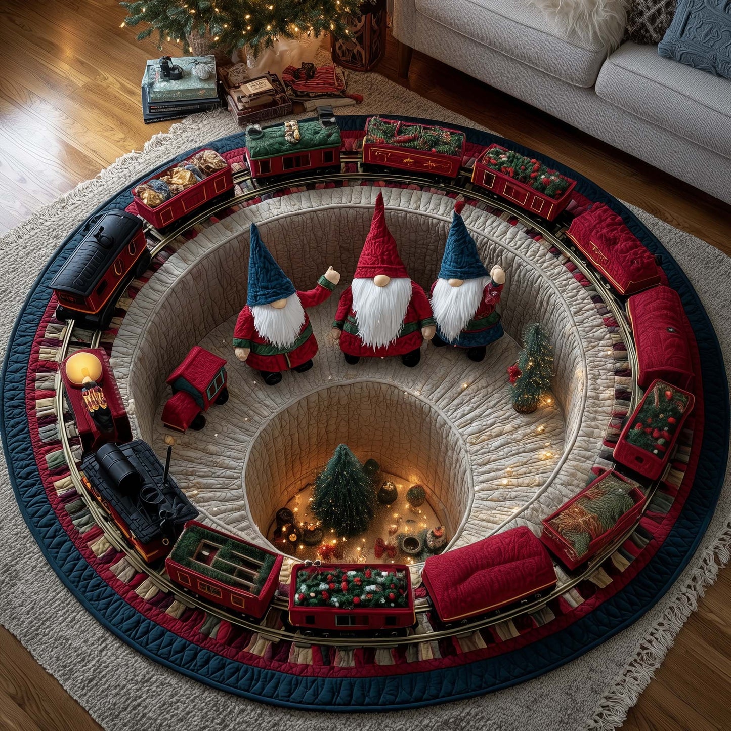 Jolly Workshop Quilted Round Mat GFTOTP15298