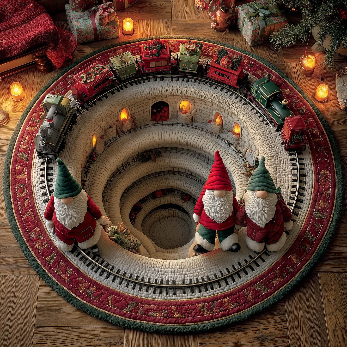 Jolly Workshop Quilted Round Mat GFTOTP15299