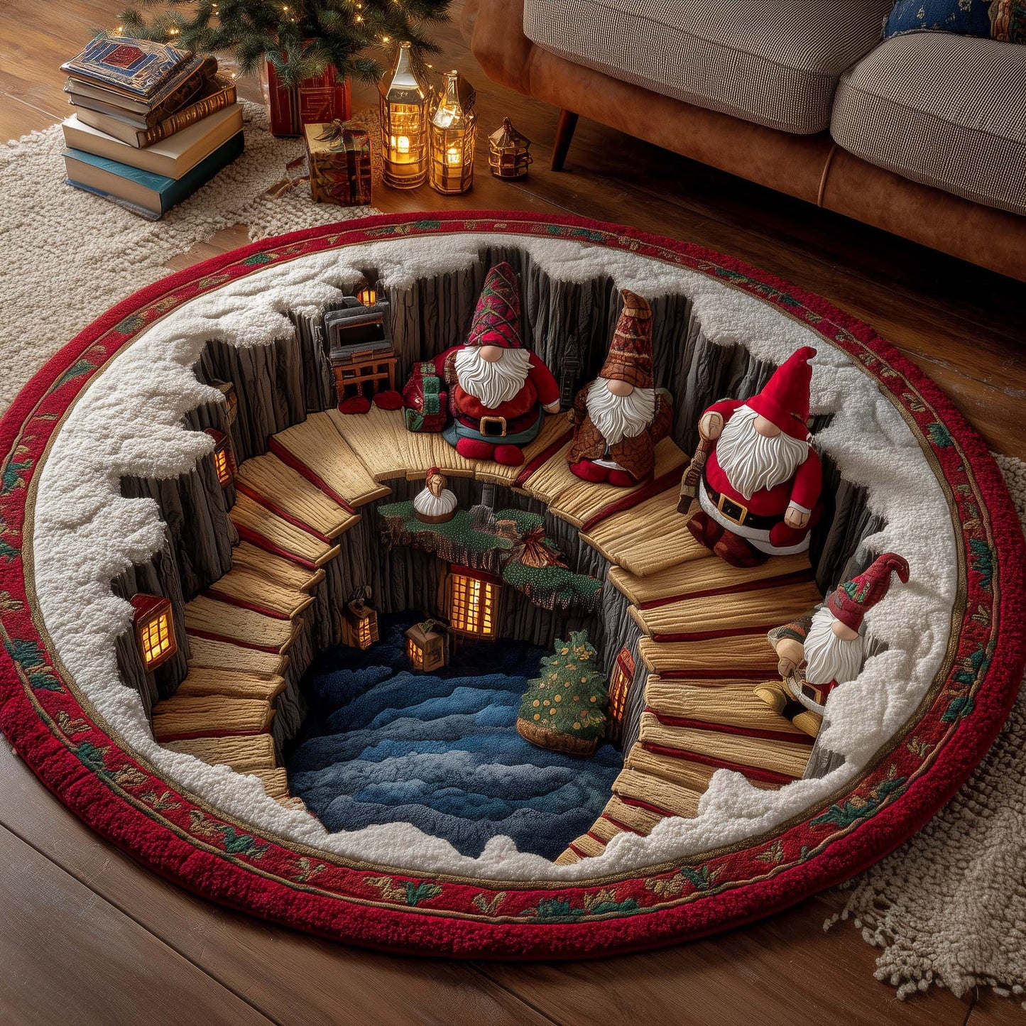 Jolly Workshop Quilted Round Mat GFTOTP15300