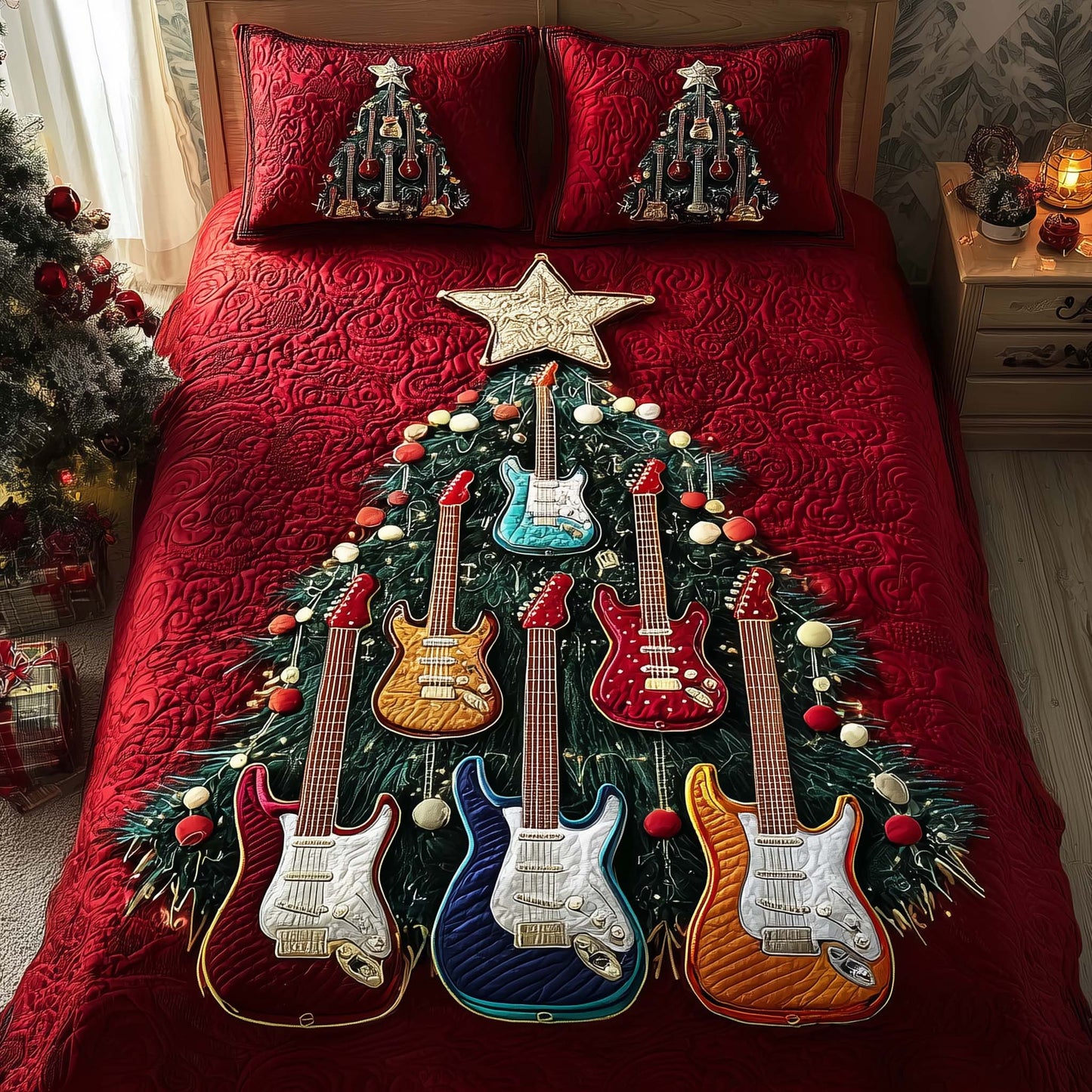 Rocking Holiday Duvet Cover Set GFTOTP15341