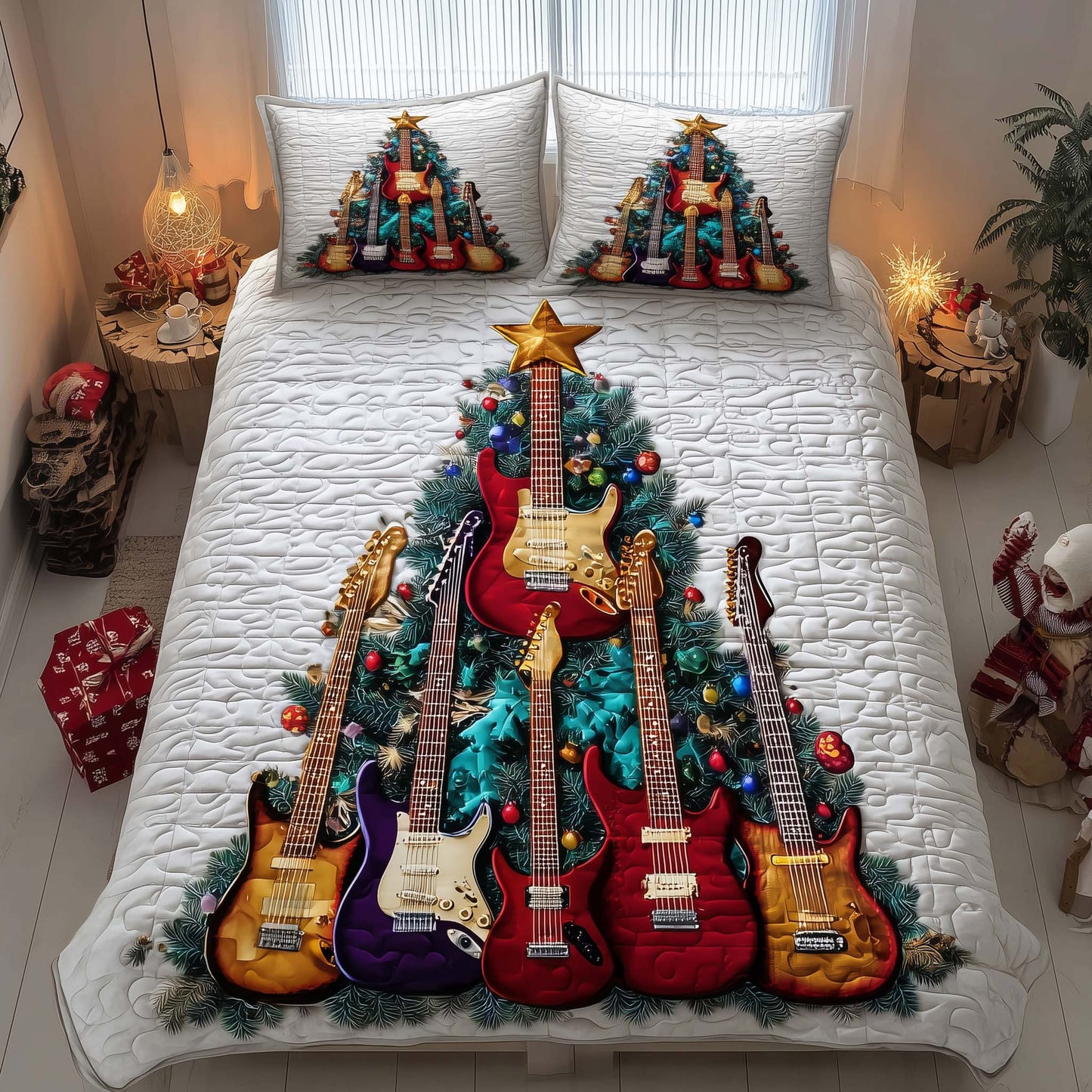 Rocking Holiday Duvet Cover Set GFTOTP15342