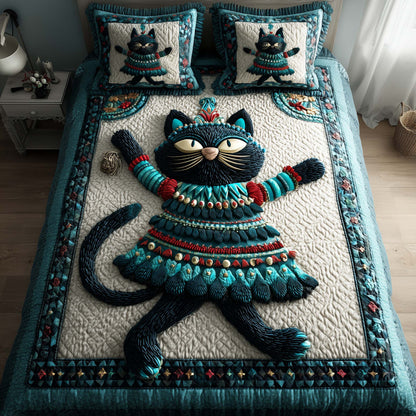 Evergreen Feline Duvet Cover Set GFTOTP15344