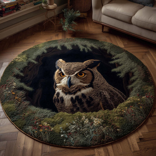 Forest Guardian Quilted Round Mat GFTOTP15349