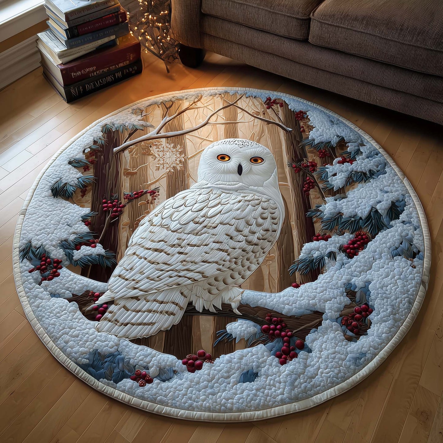 Forest Guardian Quilted Round Mat GFTOTP15351