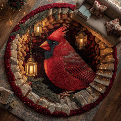 Cardinal Blessings Quilted Round Mat GFTOTP15397