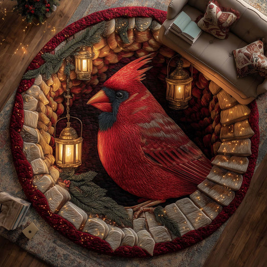 Cardinal Blessings Quilted Round Mat GFTOTP15397