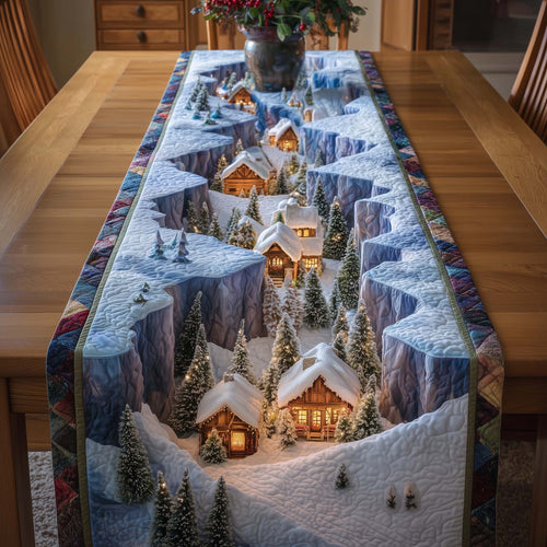 Christmas Village Quilted Table Runner GFTOTP15422
