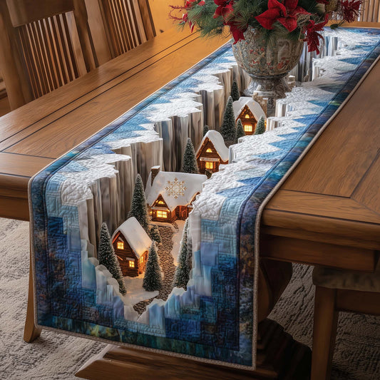 Christmas Village Quilted Table Runner GFTOTP15423