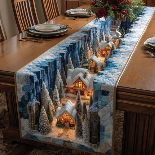 Christmas Village Quilted Table Runner GFTOTP15425