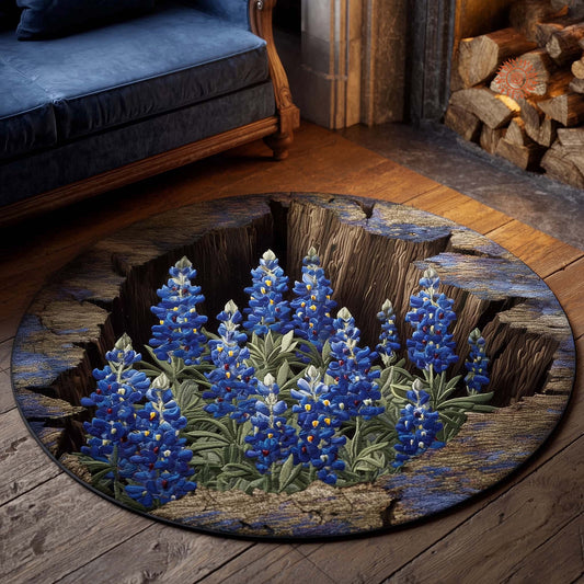 Bluebonnet Trail Quilted Round Mat GFTOTP15468