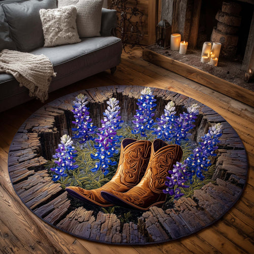 Bluebonnet Trail Quilted Round Mat GFTOTP15471