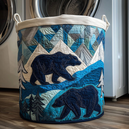 Bear Trails Quilted Landry Basket GFTOTP15508