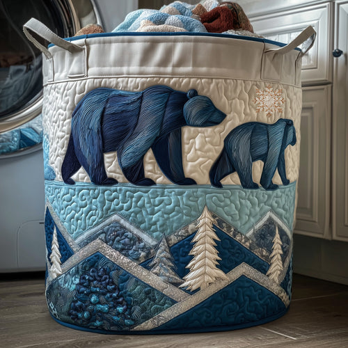 Bear Trails Quilted Landry Basket GFTOTP15509