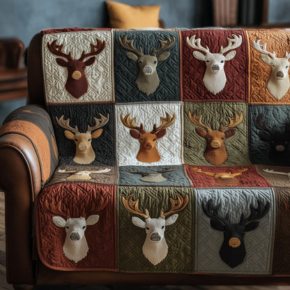 Deer Serenity Quilted Sofa Cover GFTOTP15517
