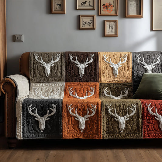 Deer Serenity Quilted Sofa Cover GFTOTP15518