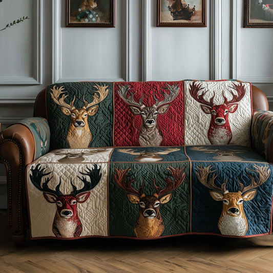 Deer Serenity Quilted Sofa Cover GFTOTP15519