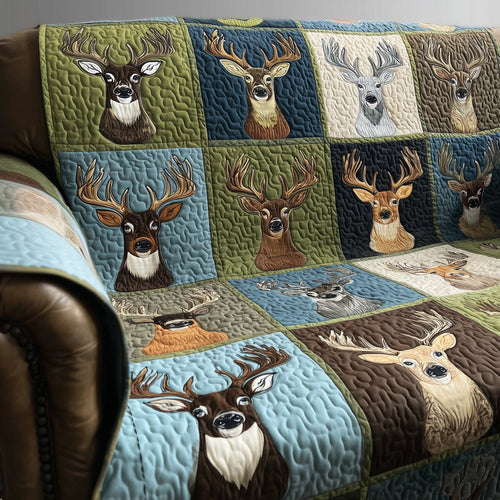 Deer Serenity Quilted Sofa Cover GFTOTP15520