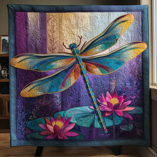 Dragonfly Serenity Quilted Blanket GFTOTP15541