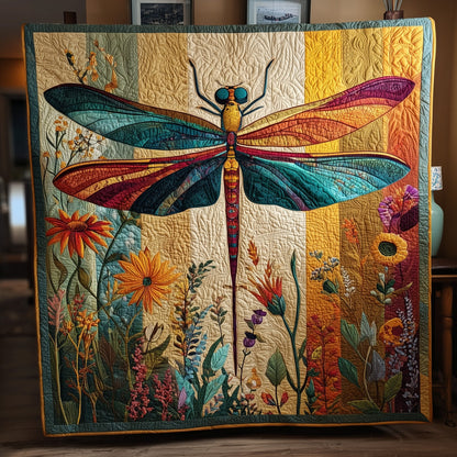 Dragonfly Serenity Quilted Blanket GFTOTP15542