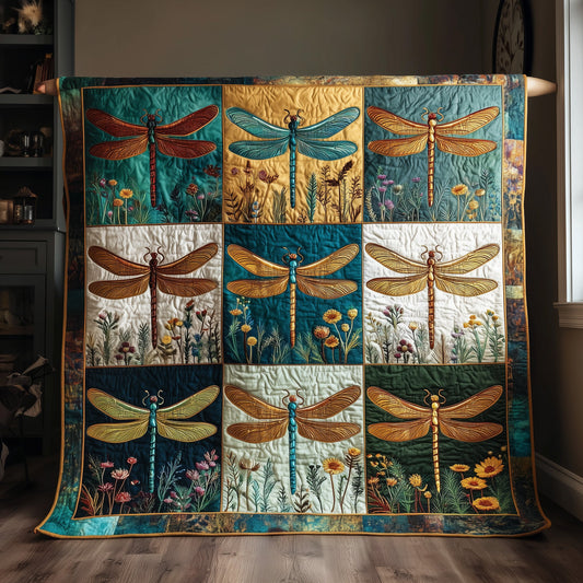 Dragonfly Serenity Quilted Blanket GFTOTP15543