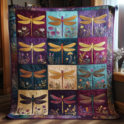 Dragonfly Serenity Quilted Blanket GFTOTP15544