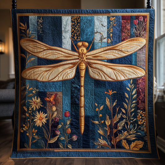 Dragonfly Serenity Quilted Blanket GFTOTP15545