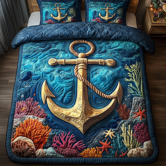 Nautical Anchor Duvet Cover Set GFTOTP15593