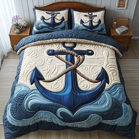 Nautical Anchor Duvet Cover Set GFTOTP15595