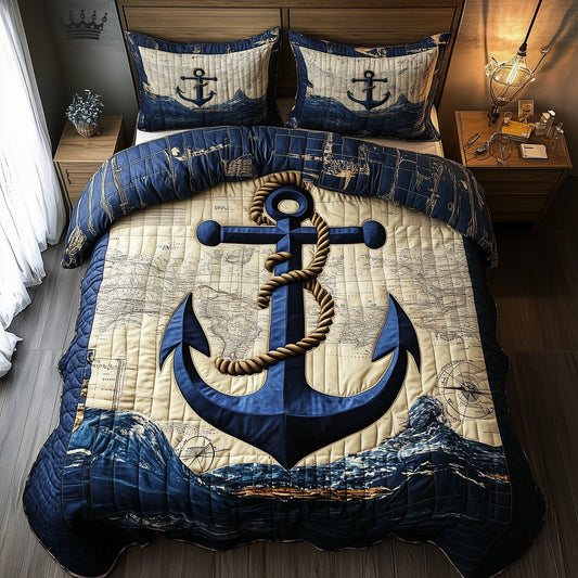 Nautical Anchor Duvet Cover Set GFTOTP15596