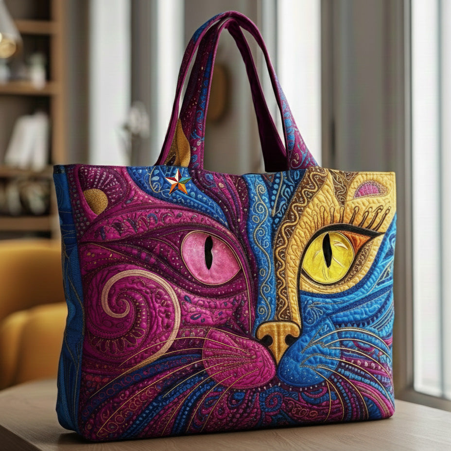 Catitude Quilted Tote Bag GFTOTP15601