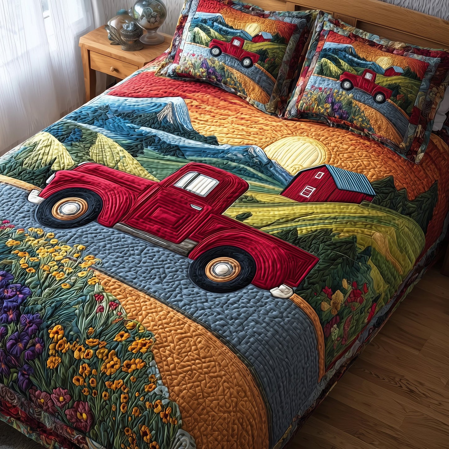 Spring Farmhouse Duvet Cover Set GFTOTP15610