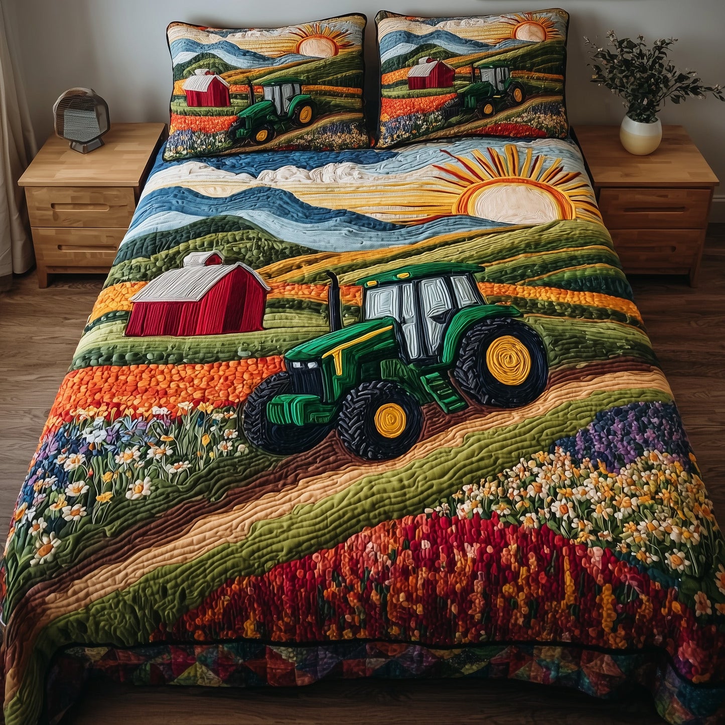 Spring Farmhouse Duvet Cover Set GFTOTP15611