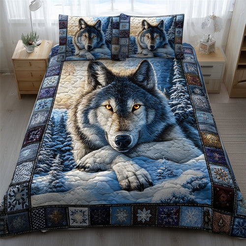 Lone Guardian 3-Piece Quilted Bedding Set GFTOTP15697