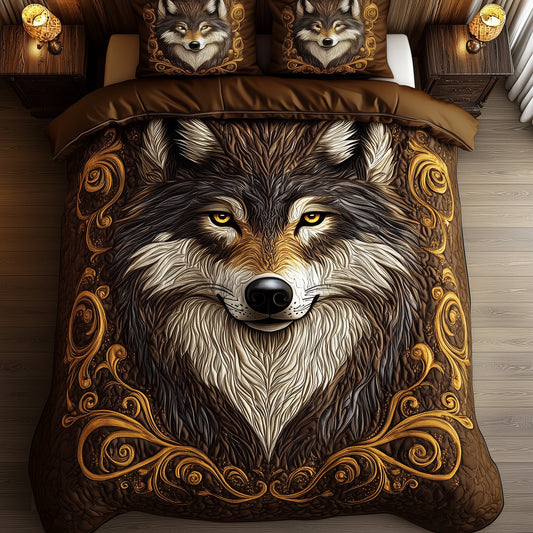 Lone Guardian 3-Piece Quilted Bedding Set GFTOTP15698