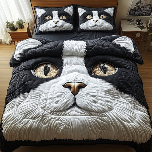 Catitude 3-Piece Quilted Bedding Set GFTOTP15703