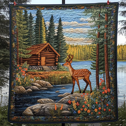 Forest Retreat Quilted Blanket GFTOTP15714