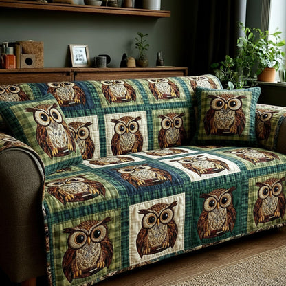 Wise Wings Quilted Sofa Cover GFTOTP15729