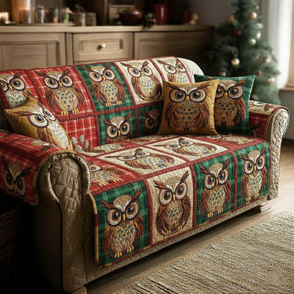 Wise Wings Quilted Sofa Cover GFTOTP15730