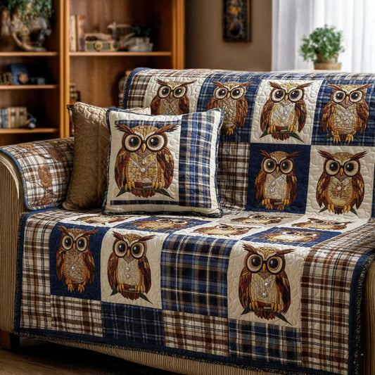 Wise Wings Quilted Sofa Cover GFTOTP15733