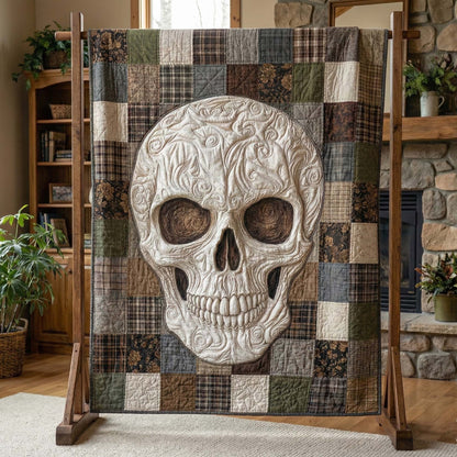 Mystic Skull Quilted Blanket GFTOTP15734