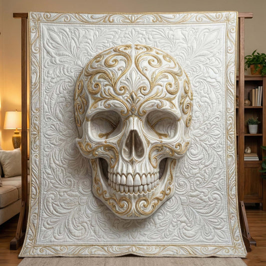 Mystic Skull Quilted Blanket GFTOTP15736